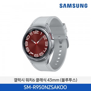 삼성 갤럭시 워치6 클래식 43mm 실버 | SM-R950NZSAKOO